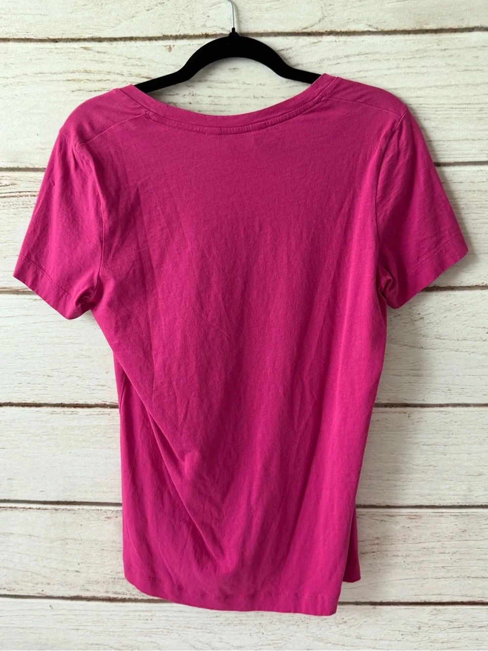 BMW Women’s Short-Sleeve Scoop Neck Top - Fuchsia Pink - Picture 2 of 6